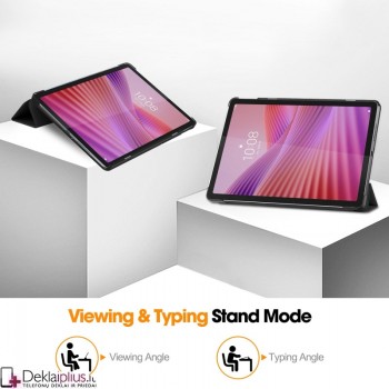 Dirbtinės odos atverčiamas dėklas - raudonas (Lenovo Tab 10.1 (ZAEH0040PL/ZAEH0028SE) Dirbtinės odos atverčiamas dėklas - raudonas (Lenovo Tab 10.1 (ZAEH0040PL/ZAEH0028SE)
